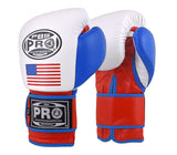 PBS Pro gloves small american flag white blue red color